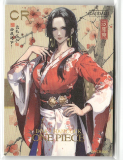BOA HANCOCK CR SR OP-CR-009 Thick Holo Master New World One Piece Anime Card - Image 1