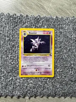 VINTAGE Haunter TCG 6/62 Fossil Holo Rare 1999 Pokemon Card MP - Image 1