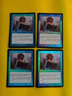Index x4. Playset. Sorcery. Apocalypse. Old Border FOIL. MTG 4 Card. - Image 1