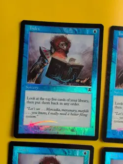 Index x4. Playset. Sorcery. Apocalypse. Old Border FOIL. MTG 4 Card. - Image 5