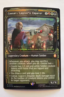 Caesar, Legion's Emperor (Showcase) Universes Beyond: Fallout Foil - Image 1