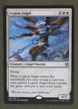 Mtg Legion Angel 023 Regular White Zendikar Rising; M/NM - Image 1