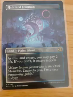 MTG Hallowed Fountain (Borderless) 0347 Lorwyn Eclipsed M/NM Free UK P&P - Image 2