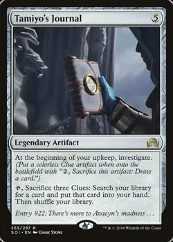 MTG Tamiyo's Journal ** Shadows over Innistrad ** English - Image 1