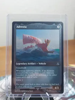 1x - Adrestia - ETCHED FOIL - Assassin's Creed - UC NM MTG - Image 1
