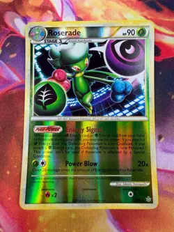 Roserade 23/95 NM Rare Reverse Holo HGSS Unleashed 2010 Pokemon TCG - Image 1