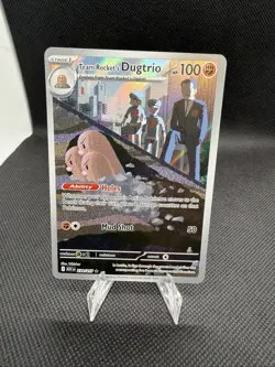 Team Rockets Dugtrio 239/217 - Pokemon TCG - Ascended Heros Illustration Rare - Image 1