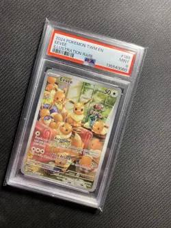 Pokemon TCG EEVEE PSA 9 Twilight Masquerade 188/167 - Image 2