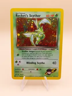 Rocket's Scyther Holo Rare Gym Heroes 13/132 Pokemon Card - WOTC 2000 - Image 1