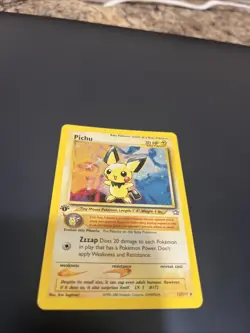 Pichu 12/111 Holo Rare 1st Edition Neo Genesis 2000 Swirl - Image 4