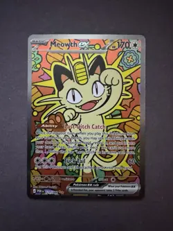 Meowth ex 121/088 Special Illustration Rare SIR ME03 Perfect Order Pokemon TCG - Image 1