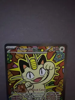 Meowth ex 121/088 Special Illustration Rare SIR ME03 Perfect Order Pokemon TCG - Image 2