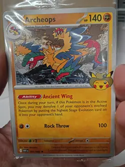 Pokemon Archeops Field Museum Exclusive Promo Card Sealed - Image 1