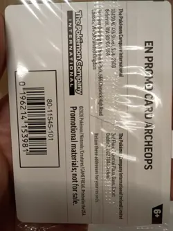 Pokemon Archeops Field Museum Exclusive Promo Card Sealed - Image 2
