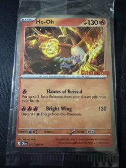 Ho-Oh 010/086 Galaxy GameStop Promo Stamped Sealed Pokemon Chaos Rising - Image 3