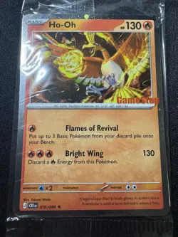 Ho-Oh 010/086 Galaxy GameStop Promo Stamped Sealed Pokemon Chaos Rising - Image 4