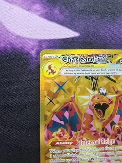 Pokemon TCG Charizard EX Hyper Rare Holo Gold Card 228/197 Sv03: Obsidian Flames - Image 2