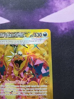 Pokemon TCG Charizard EX Hyper Rare Holo Gold Card 228/197 Sv03: Obsidian Flames - Image 3