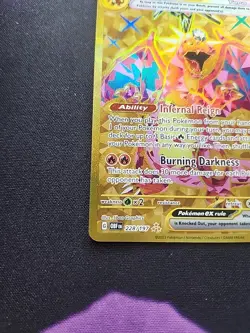 Pokemon TCG Charizard EX Hyper Rare Holo Gold Card 228/197 Sv03: Obsidian Flames - Image 4