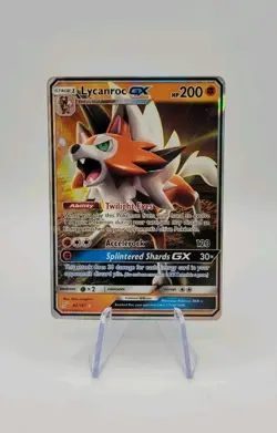 Pokemon TCG: Lycanroc GX 82/181 Ultra Rare - Team Up - NM - Image 1