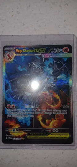 POKEMON TCG - Mega Charizard X ex 125/094 ME02 Phantasmal Flames - SIR clean. - Image 2
