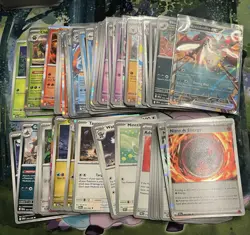 POKEMON CHAOS RISING NEAR COMPLETE BASE SET WITH EX's 1-86 - Missing #73 Cinc EX - Image 2