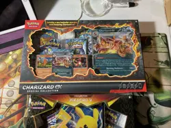 TWO BOXES Pokemon Game: Charizard ex Special Collection + Pikachu V Shining Fate - Image 2