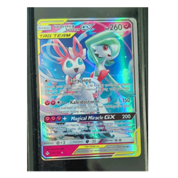 Pokemon Gardevoir & Sylveon GX Sm-Unbroken Bonds 130/214 Ultra Rare Holo - Image 1