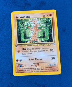 Sudowoodo - Neo Genesis 77/111 1st Edition Pokemon TCG - Common - NM - Image 1