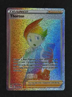 Thorton 210/196 Lost Origin Secret Rainbow Rare Pokemon TCG NM/Near Mint - Image 1