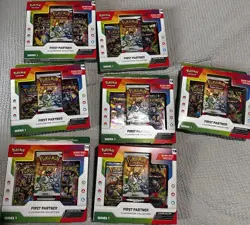 First Partner Illustration Collection Series 1 Pokemon TCG Promo Box (Lot of 7) - Image 1
