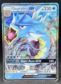 Pokemon Gyarados GX 16/68 Ultra Rare Hidden Fates - Image 1