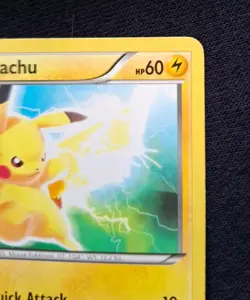 Pokemon TCG Pikachu BW54 Black Star Promo 2012 Black & White Moderate Play - Image 3