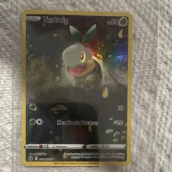 Pokemon TCG Turtwig GG31/GG70 Crown Zenith Galarian Gallery Ultra Rare Holo - Image 1