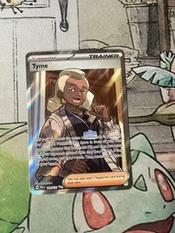 Tyme 143/131 Prismatic Evolutions NM Ultra Rare Holo Pokemon TCG - Image 1