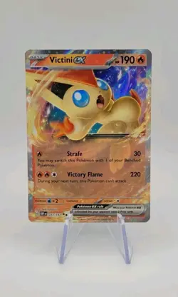 Pokemon TCG: Victini ex - 033/197 Obsidian Flames - Double Rare Holo - NM - Image 1