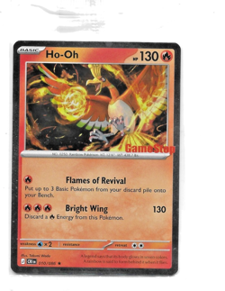 Ho-Oh - GAMESTOP PROMO Stamped - Pokemon Chaos Rising- 010/086 - SEALED New - Image 1