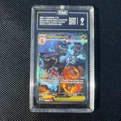 TAG 9 (925 SCORE!)Mega Charizard X EX Me02 Phantasmal Flames SIR ENG 125/094 - Image 1