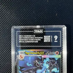 TAG 9 (925 SCORE!)Mega Charizard X EX Me02 Phantasmal Flames SIR ENG 125/094 - Image 2