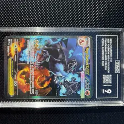 TAG 9 (925 SCORE!)Mega Charizard X EX Me02 Phantasmal Flames SIR ENG 125/094 - Image 3