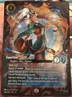 Disney Lorcana TCG Kida - Crystal Scion Enchanted Foil 236/204 English NM/M - Image 1