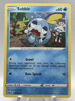 Sobble - SWSH073 Holo SWSH: Sword & Shield Promo - Pokemon Card - NM - Image 1