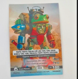 SKIFIDOL ITALIAN BRAINROT CARD PROMO TRIPPA TROPPA TRALALA LIRI LIRA TUNG TUNG - Image 1