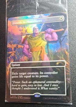 2026 Magic The Gathering Thanos Swords To Plowshares PSA Magazine Promo Card - Image 1