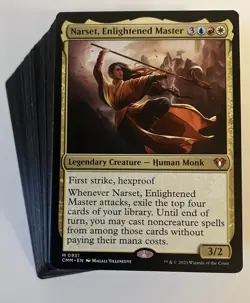 MTG Magic The Gathering Narset Enlightened Master Budget 100 Card Commander Deck - Image 1