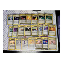 Pokemon TCG Base Set Unlimited Trainer Card Lot of 22 English WOTC 1999, MP lot - Image 1