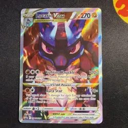 Lucario VSTAR HOLO RARE SWSH291 (NM) Black Star PROMO Pokemon Cards - Image 1