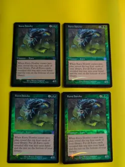 Kavu Howler x4. Playset. Apocalypse. Old Border FOIL. MTG 4 Card. - Image 1