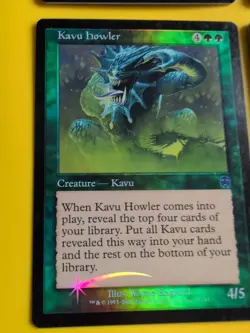Kavu Howler x4. Playset. Apocalypse. Old Border FOIL. MTG 4 Card. - Image 4