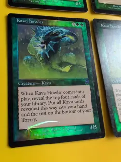 Kavu Howler x4. Playset. Apocalypse. Old Border FOIL. MTG 4 Card. - Image 5